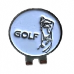 Golfer ball marker magnetic hat clip - golfer ball marker magnetic hat clip - 1    - Hole In One Golf