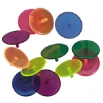 Neon-Colour Ball Marker-24mm (12p/Pk) - neon colour ball marker 24mm 12ppk - 2    - Hole In One Golf