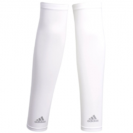 Adidas Golf UV arm sleeve- White - adidas golf uv arm sleeve  white - 1    - Hole In One Golf