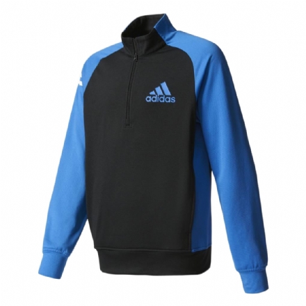 Adidas Junior 3-Stripes Layering Jacket - Blue/Black - Hole In One Golf
