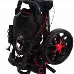 Bagboy Nitron Auto-Open Push Cart- Black/Red - bagboy nitron auto open push cart  battleship blackred - 3    - Hole In One Golf