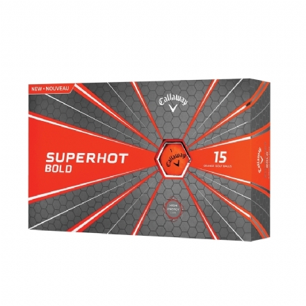 Callaway Superhot Bold 15 Ball Pack Orange - Hole In One Golf