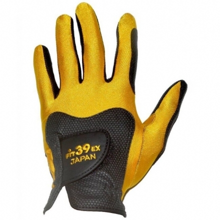 Fit 39 Ultimate golf glove- Gold/black - Hole In One Golf