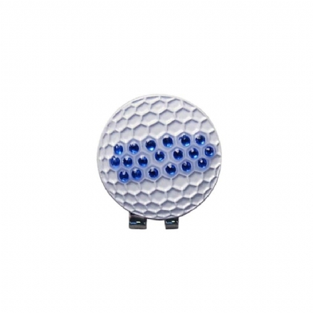 Golf Marker & Magnetic Hat Clip (Crystal Golf Ball) -     - Hole In One Golf