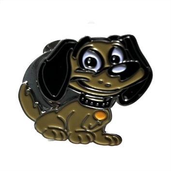 Magnetic ball marker hat clip- Comic Dog - magnetic ball marker hat clip  comic dog - 1    - Hole In One Golf