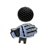 Magnetic Ball Marker Hat Clip- White Glove - magnetic ball marker hat clip  white glove - 1    - Hole In One Golf