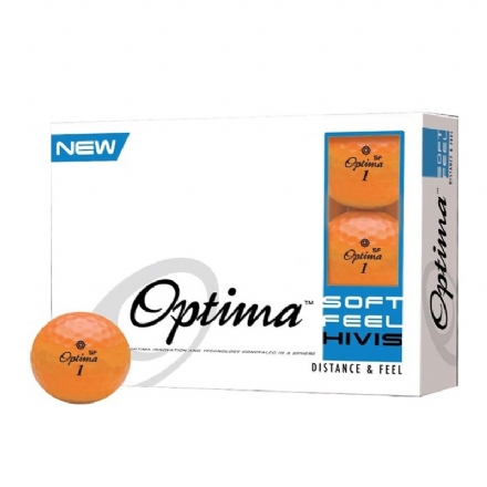 Optima Soft feel Golf Balls (Orange) - Hole In One Golf